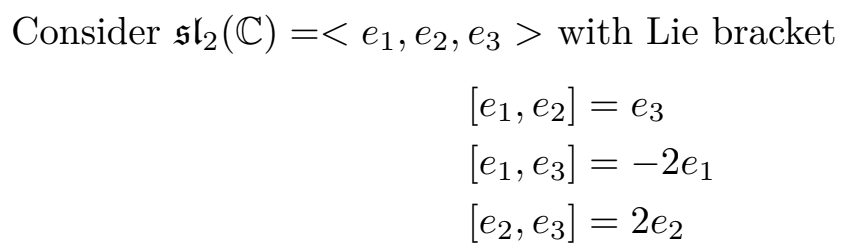 Sample Lie algebra question